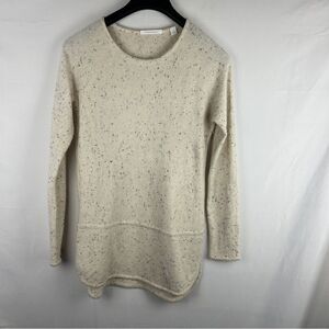 Trenery beige space dye cashmere wool blended sweater size S